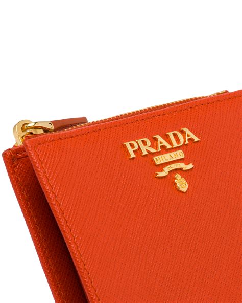 prada small saffiano leather wallet.